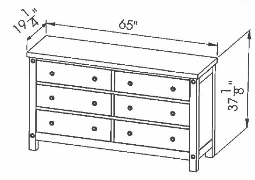 286-406 6dwr Chantry Dresser